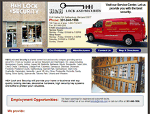 Tablet Screenshot of hhlock.com